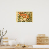 Alphonse Mucha Art Deco Poster (Keuken)