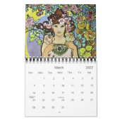 Alphonse Mucha Art Kalender (Mar 2027)