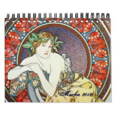 Alphonse Mucha Art Kalender (Hoes)