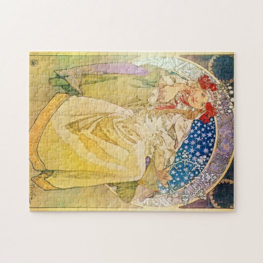 Alphonse Mucha Art Legpuzzel (Horizontaal)