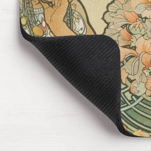 Alphonse Mucha Art Muismat (Hoek)