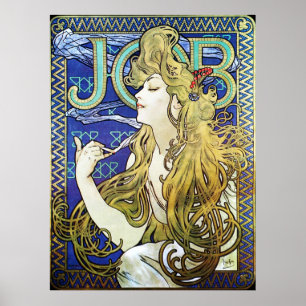 Alphonse Mucha Art Nouveau Adverteren Poster