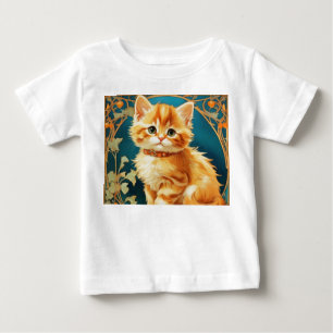 Alphonse Mucha Art Nouveau Cat