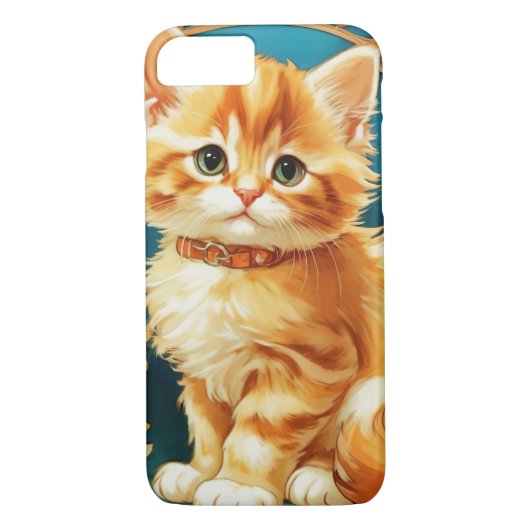 Alphonse Mucha Art Nouveau Cat Case-Mate iPhone Case (Achterkant)