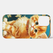 Alphonse Mucha Art Nouveau Cat Case-Mate iPhone Case (Achterkant (horizontaal))