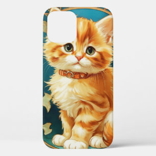 Alphonse Mucha Art Nouveau Cat Case-Mate iPhone Case
