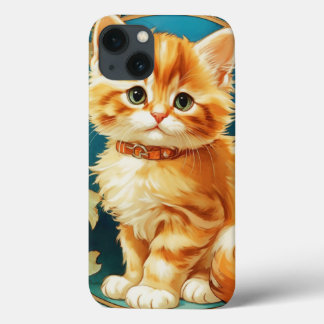 Alphonse Mucha Art Nouveau Cat Case-Mate iPhone Case