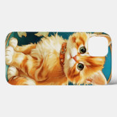 Alphonse Mucha Art Nouveau Cat Case-Mate iPhone Case (Achterkant (horizontaal))