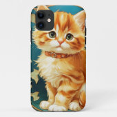 Alphonse Mucha Art Nouveau Cat Case-Mate iPhone Case (Achterkant)