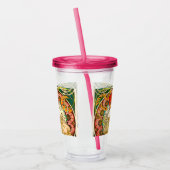 Alphonse Mucha Art Nouveau Daydrodroom Acryl Drinkbeker (Links)