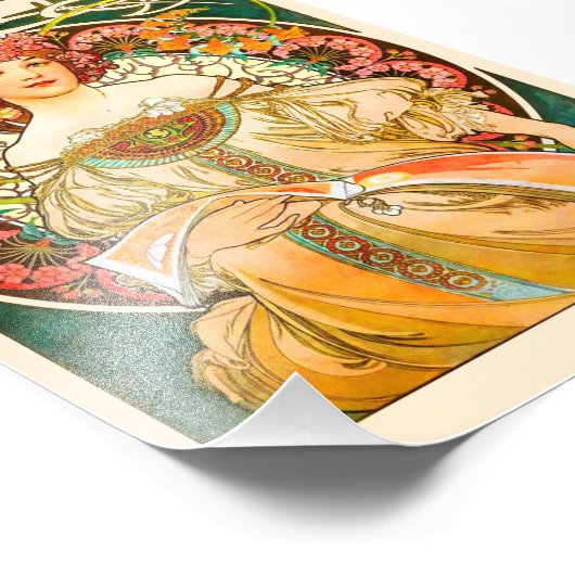Alphonse Mucha Art Nouveau Daydrodroom Foto Afdruk (Hoek)