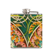 Alphonse Mucha Art Nouveau Daydrodroom Heupfles (Achterkant)