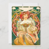 Alphonse Mucha Art Nouveau Daydrodroom Kaart (Voorkant)