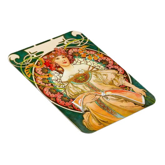 Alphonse Mucha Art Nouveau Daydrodroom Magneet (Rechterzijde)
