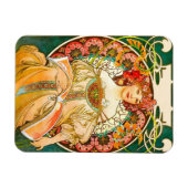 Alphonse Mucha Art Nouveau Daydrodroom Magneet (Horizontaal)