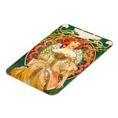 Alphonse Mucha Art Nouveau Daydrodroom Magneet (Linkerzijde)