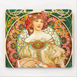 Alphonse Mucha Art Nouveau Daydrodroom Muismat