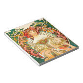 Alphonse Mucha Art Nouveau Daydrodroom Notitieblok (Schuin)