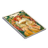 Alphonse Mucha Art Nouveau Daydrodroom Notitieboek (Rechterzijde)