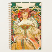 Alphonse Mucha Art Nouveau Daydrodroom Planner (Voorkant)