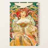 Alphonse Mucha Art Nouveau Daydrodroom Planner (Achterkant)