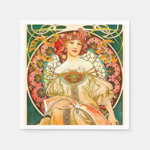 Alphonse Mucha Art Nouveau Daydrodroom Servet