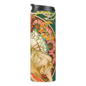 Alphonse Mucha Art Nouveau Daydrodroom Thermosbeker (Geroteerd rechts)