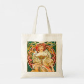 Alphonse Mucha Art Nouveau Daydrodroom Tote Bag (Achterkant)
