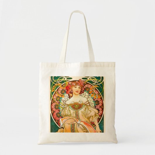 Alphonse Mucha Art Nouveau Daydrodroom Tote Bag (Voorkant)