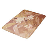 Alphonse Mucha Art Nouveau Floral Detail Badmat (Gekanteld)