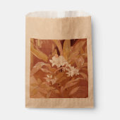 Alphonse Mucha Art Nouveau Floral Detail Bedankzakje (Voorkant)