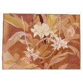 Alphonse Mucha Art Nouveau Floral Detail Groot Cadeauzakje (Achterkant)