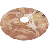 Alphonse Mucha Art Nouveau Floral Detail Kerstboom Rok (Gekanteld)