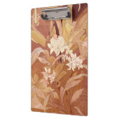 Alphonse Mucha Art Nouveau Floral Detail Klembord (Links)