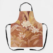 Alphonse Mucha Art Nouveau Floral Detail Schort (Voorkant)