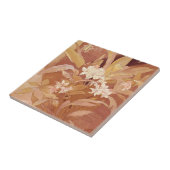 Alphonse Mucha Art Nouveau Floral Detail Tegeltje (Zijkant)