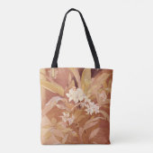 Alphonse Mucha Art Nouveau Floral Detail Tote Bag (Achterkant)