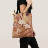 Alphonse Mucha Art Nouveau Floral Detail Tote Bag (Dichtbij)