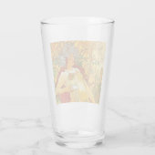 Alphonse Mucha Art Nouveau Herfst Glas (Achterkant)