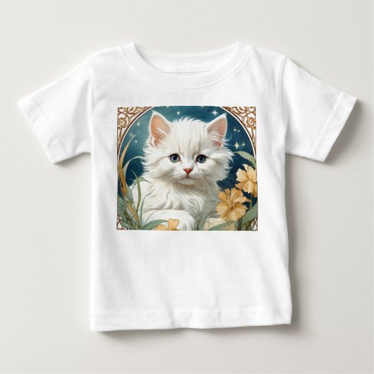 Alphonse Mucha Art Nouveau Kitten (Voorkant)