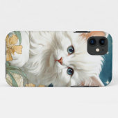 Alphonse Mucha Art Nouveau Kitten Case-Mate iPhone Case (Achterkant (horizontaal))