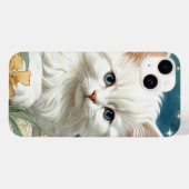 Alphonse Mucha Art Nouveau Kitten Case-Mate iPhone Case (Achterkant (horizontaal))