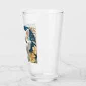 Alphonse Mucha Art Nouveau Kitten Glas (Links)