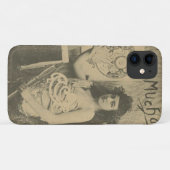 Alphonse mucha art nouveau kunst model foto Case-Mate iPhone case (Achterkant (horizontaal))