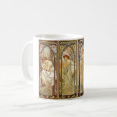 Alphonse Mucha - Art Nouveau Master Koffiemok (Voorkant links)
