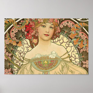 Alphonse Mucha - Art Nouveau Master Poster