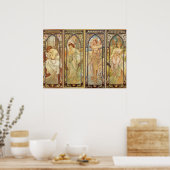 Alphonse Mucha - Art Nouveau Master Poster (Keuken)