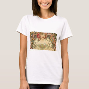 Alphonse Mucha - Art Nouveau Master T-shirt