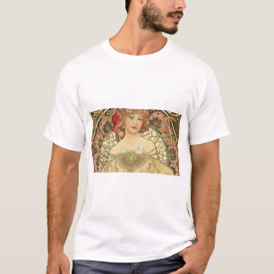 Alphonse Mucha - Art Nouveau Master T-shirt
