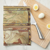 Alphonse Mucha - Art Nouveau Master Theedoek (Quarter Fold)